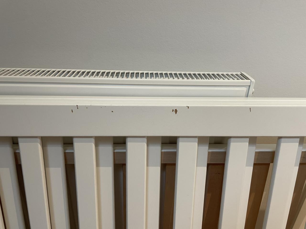 TFW peuter ledikant wit, gebruikt/gedemonteerd