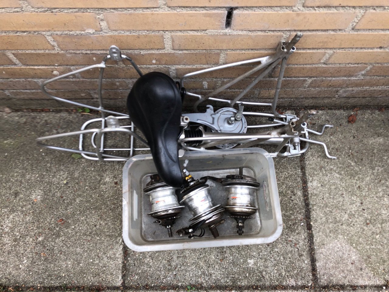 Fiets onderdelen.