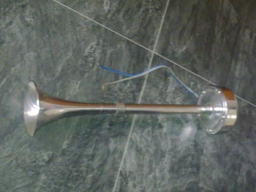 Chromen hoorn vrachtwagen