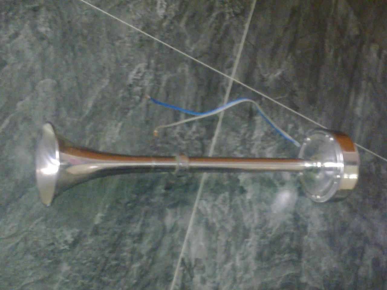 Chromen hoorn vrachtwagen