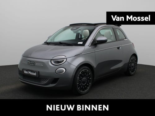 Fiat 500e c la prima 42 kwh leren bekleding - navigatie - camera - adapt. c