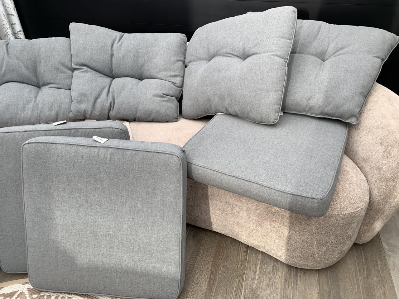 Loungeset kussens. Grijs.