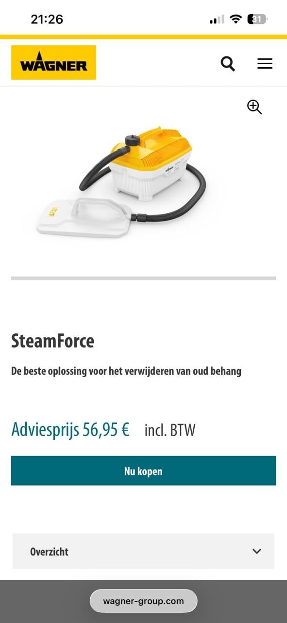 Wagner behangafstomer