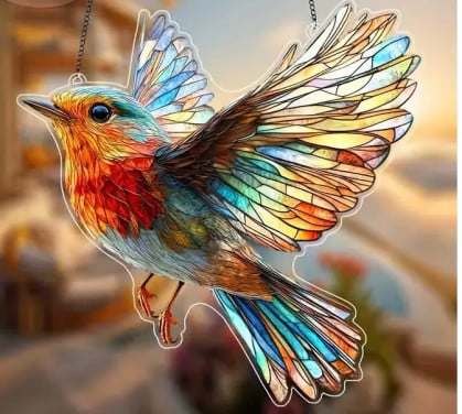 Raamhanger roodborst #14