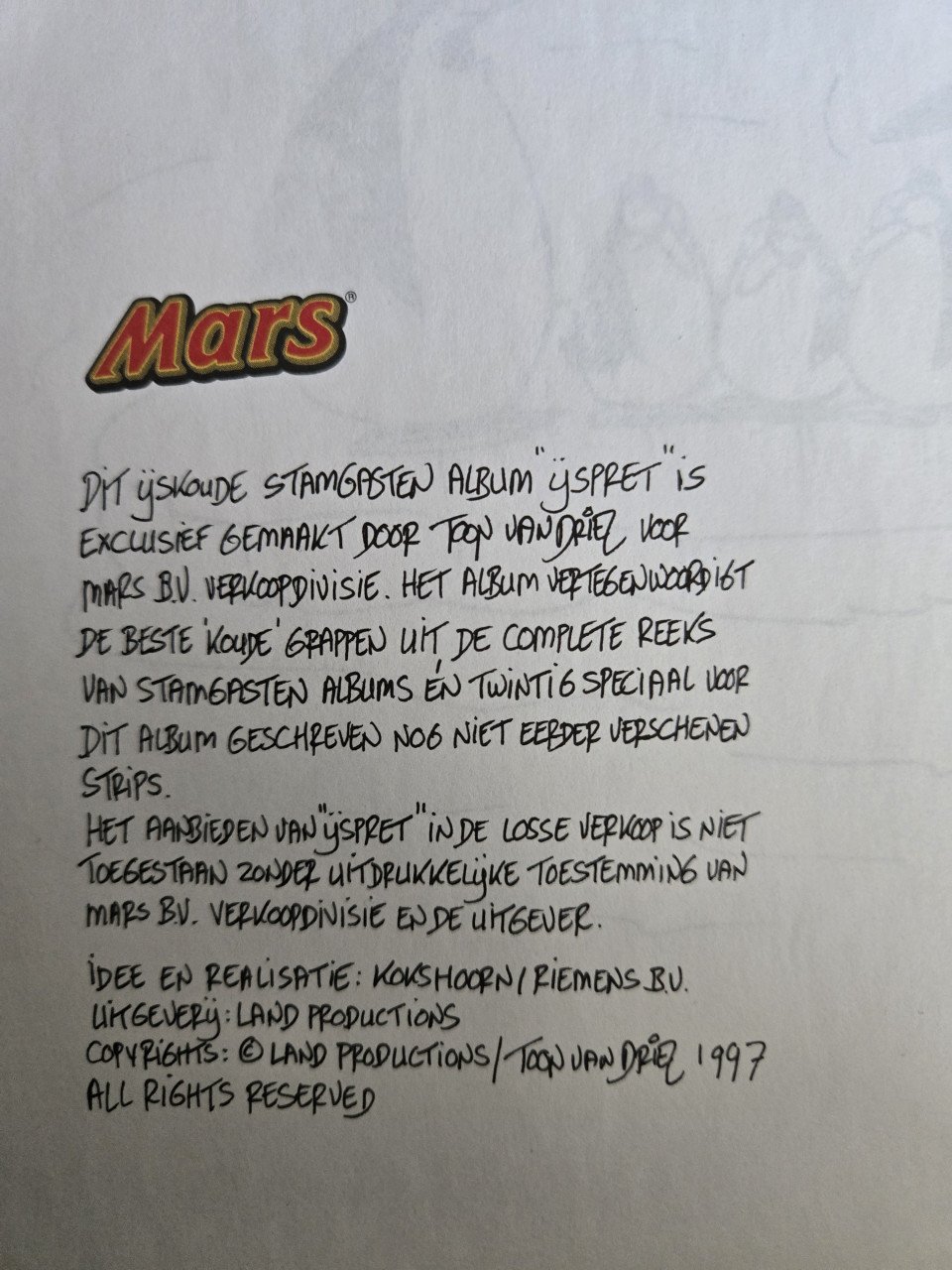 De Stamgasten: IJspret Speciale uitgave Mars