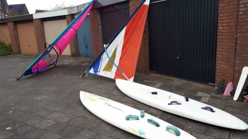 Surfplanken  incl. kindertuig