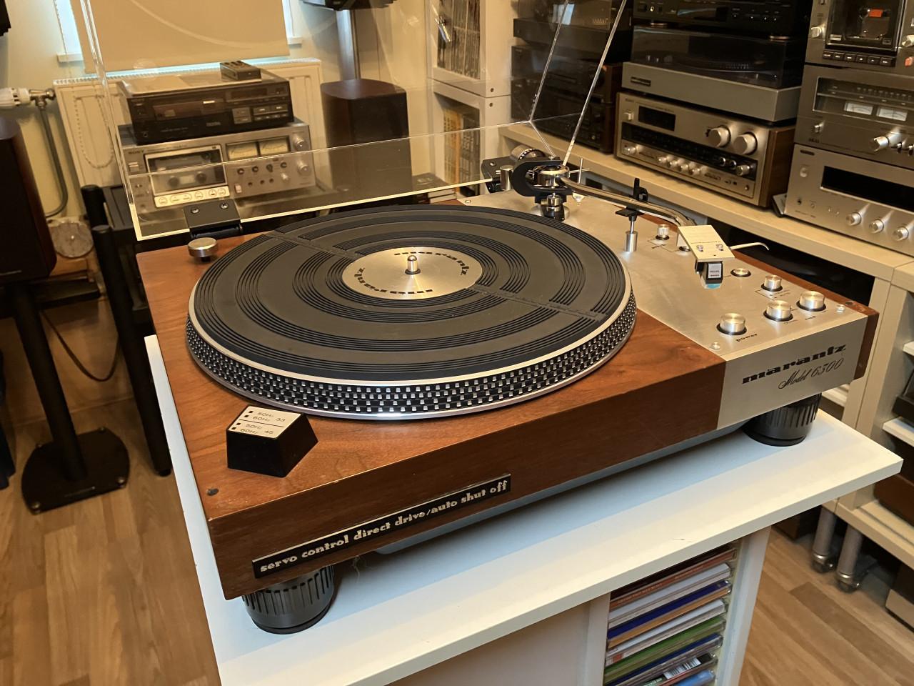 Marantz 6300 vintage top automatische platenspeler geserviced met garantie