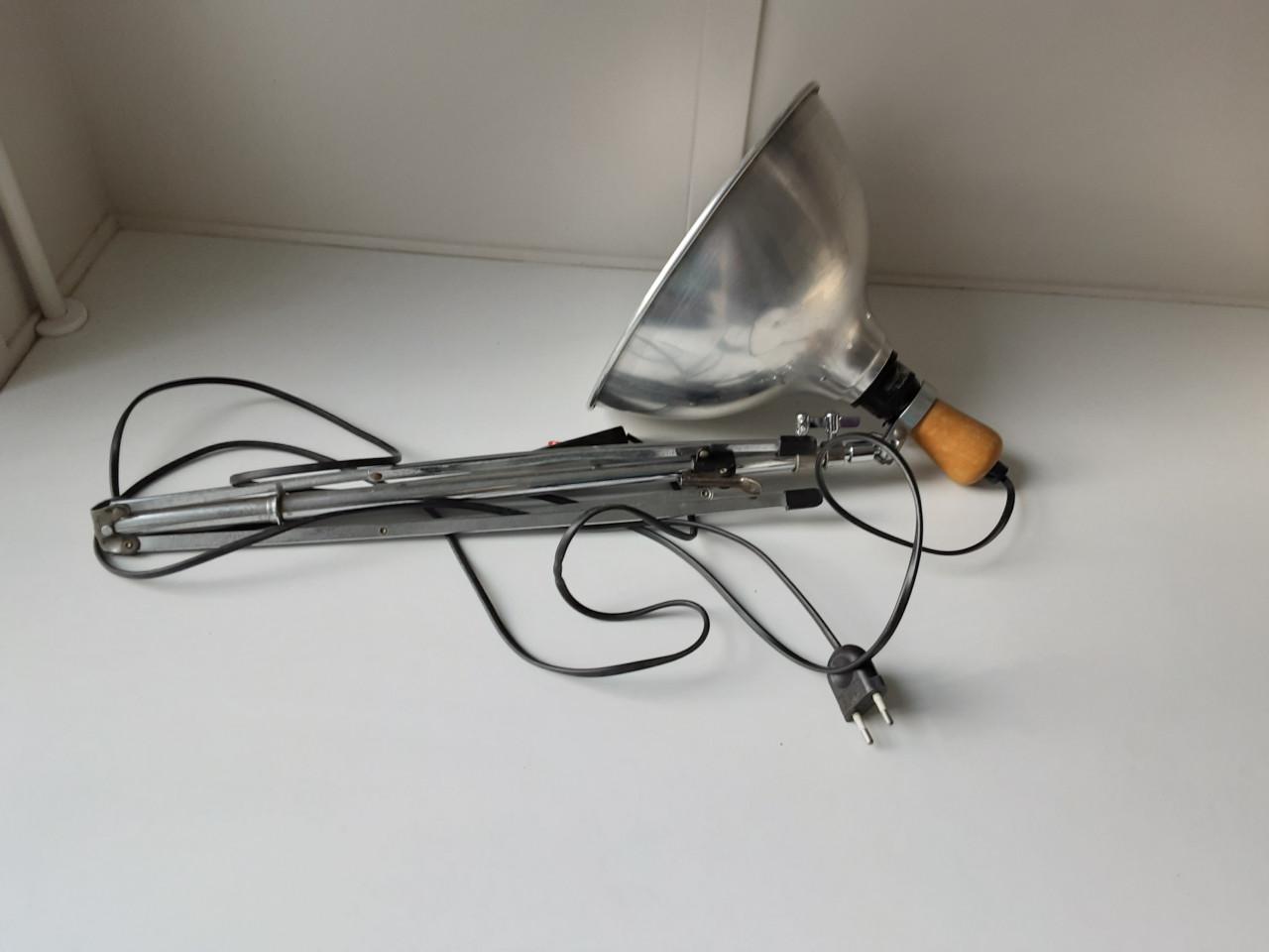 Vintage vloerlamp op standaard