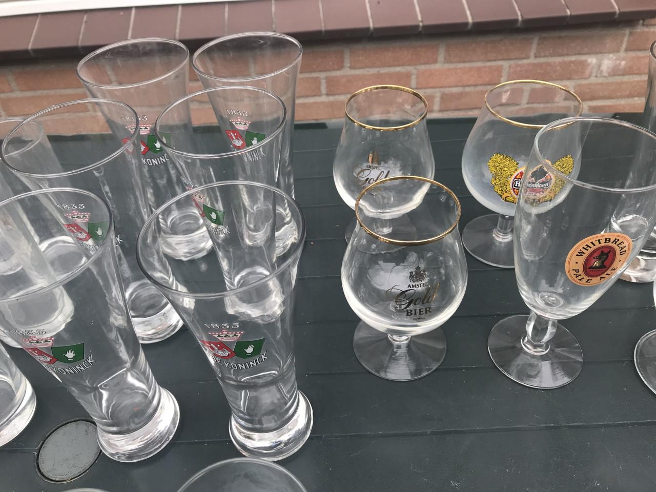 Bier,fris glazen