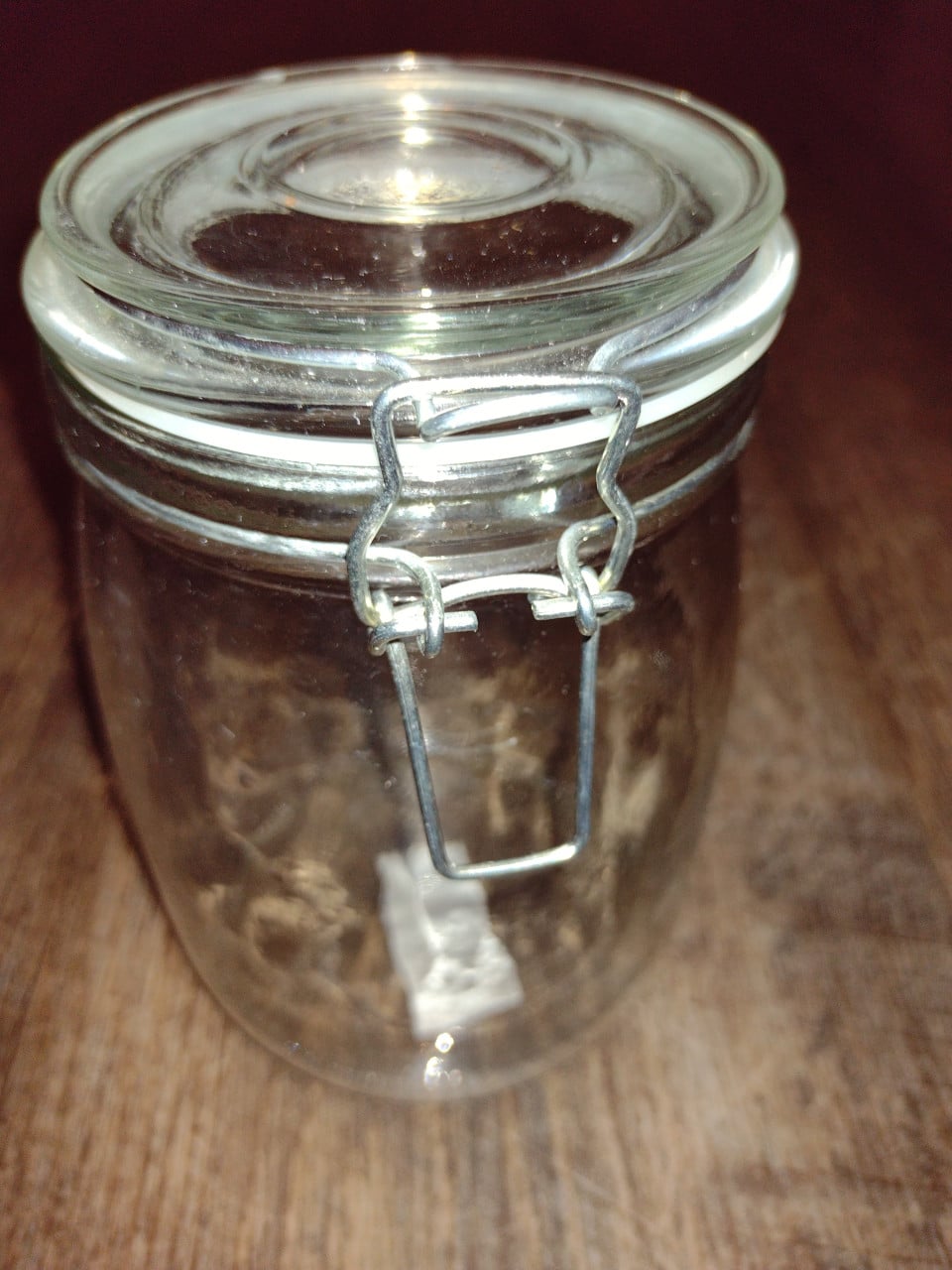 Weckpot glas ongeveer 16 cm hoog