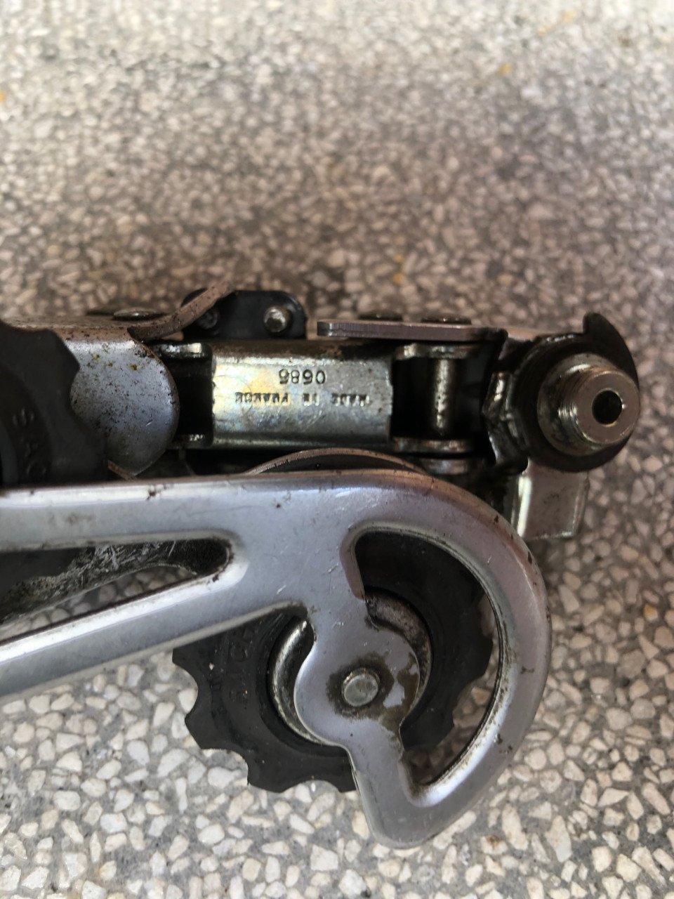 Vintage Sachs Haret achter derailleur.