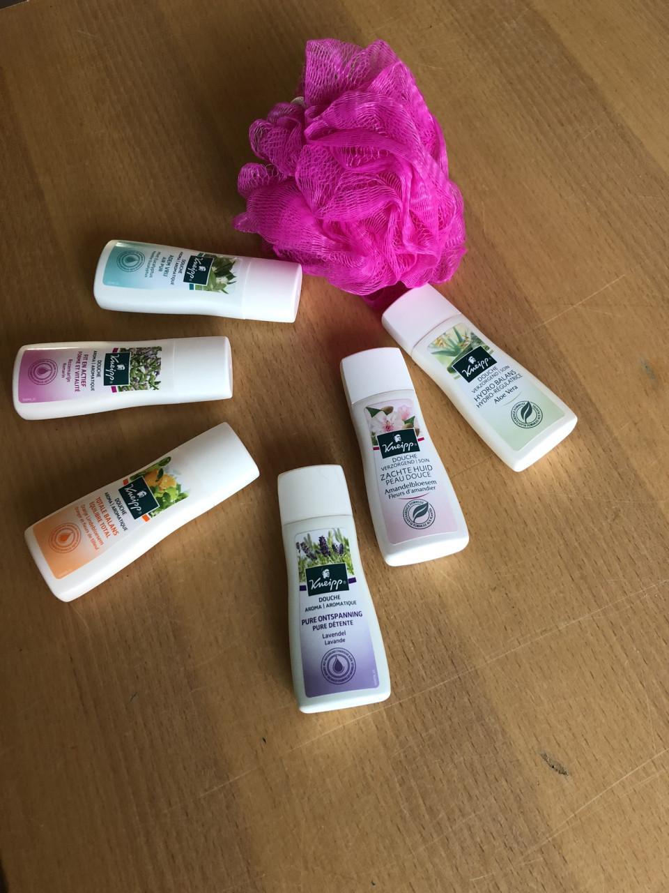 Te koop doucheset van "Kneipp".(nieuw).