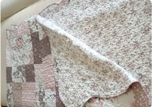 Grote plaid of sprei