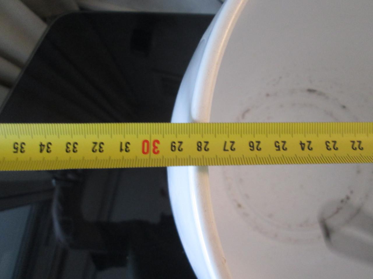 Grote witte bloempot