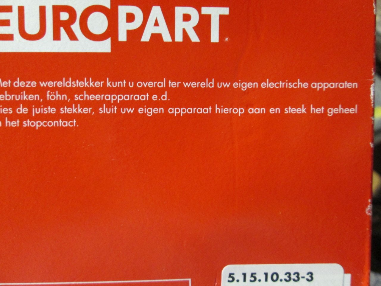 Reisstekker set NIEUW
