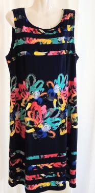Prachtige kleurrijke Joseph Ribkoff jurk 👗 maat 46