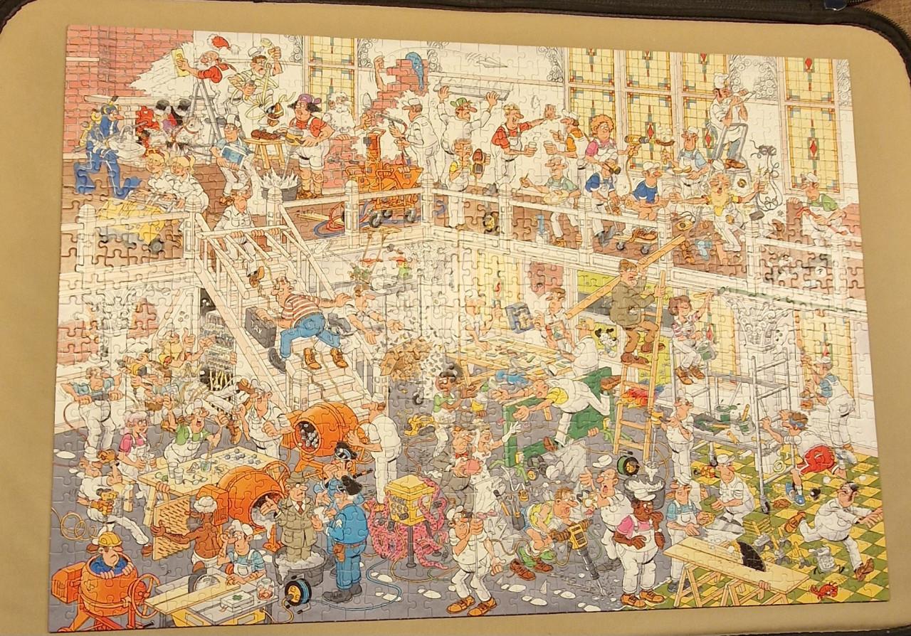 Jan van Haasteren 2x1000 De Bouwmarkt/ De Verbouwing