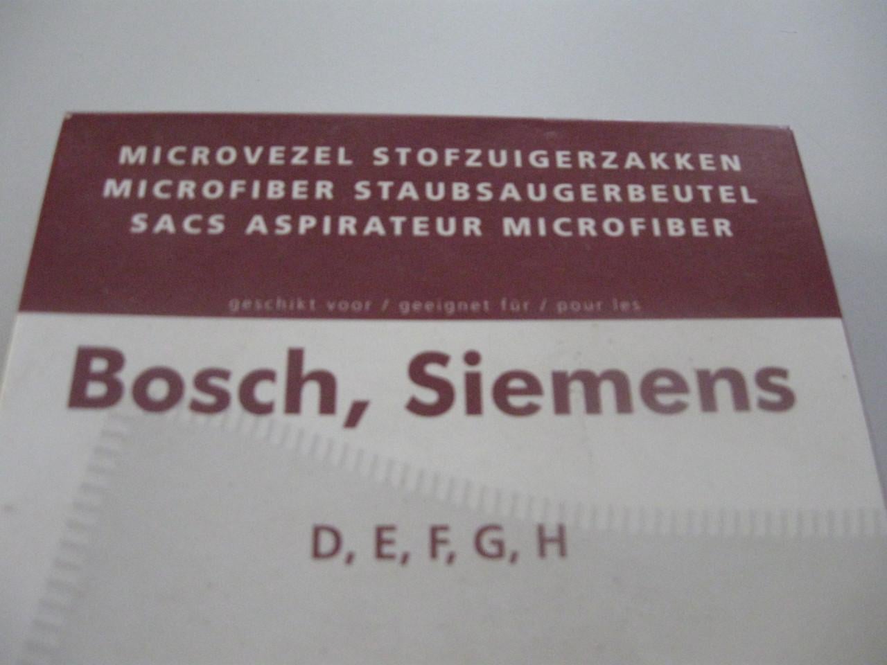 Microvezel stofzuiger zakken