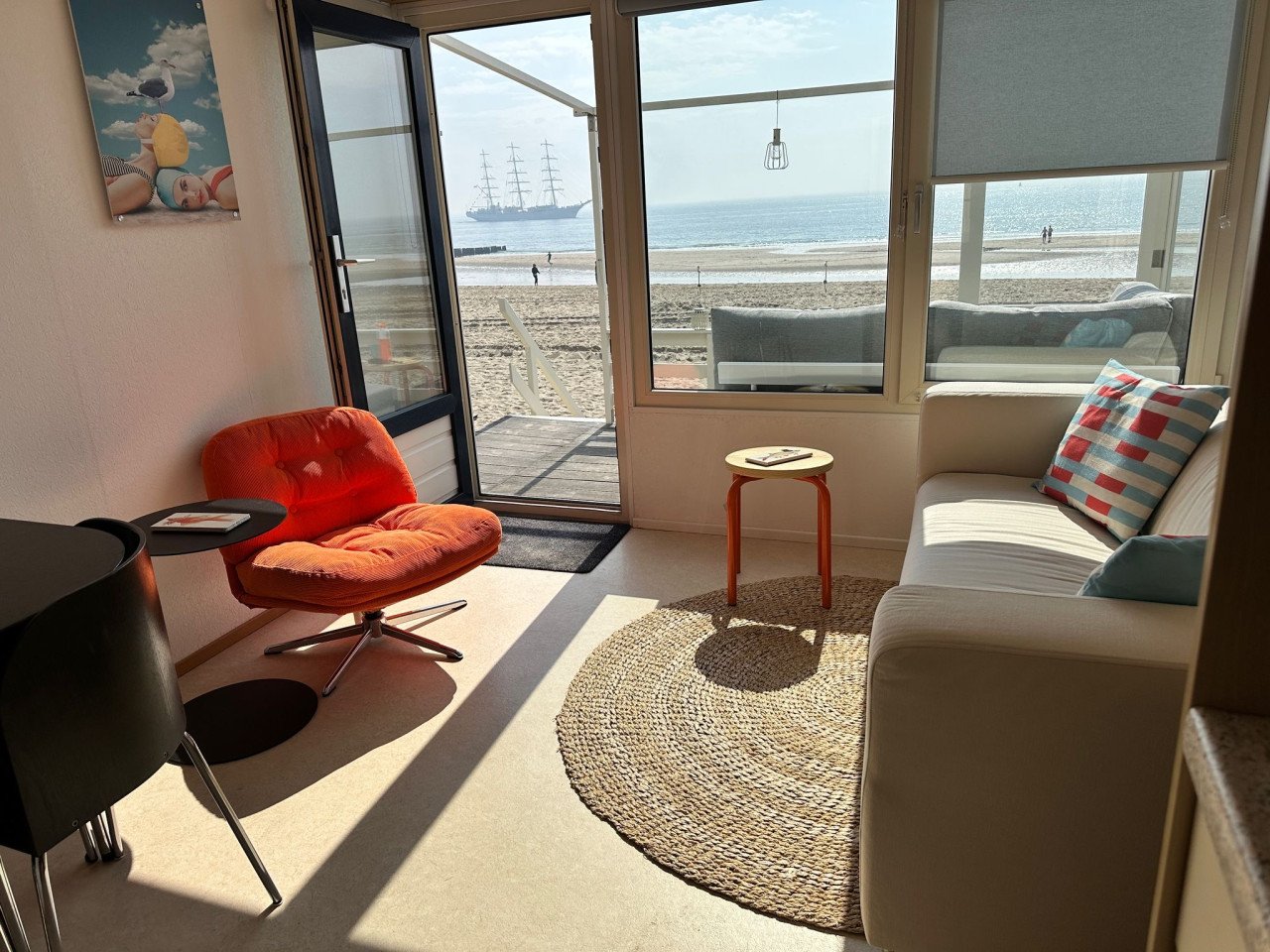 Te huur: ons gezellige strandhuisje nr 131 in Dishoek