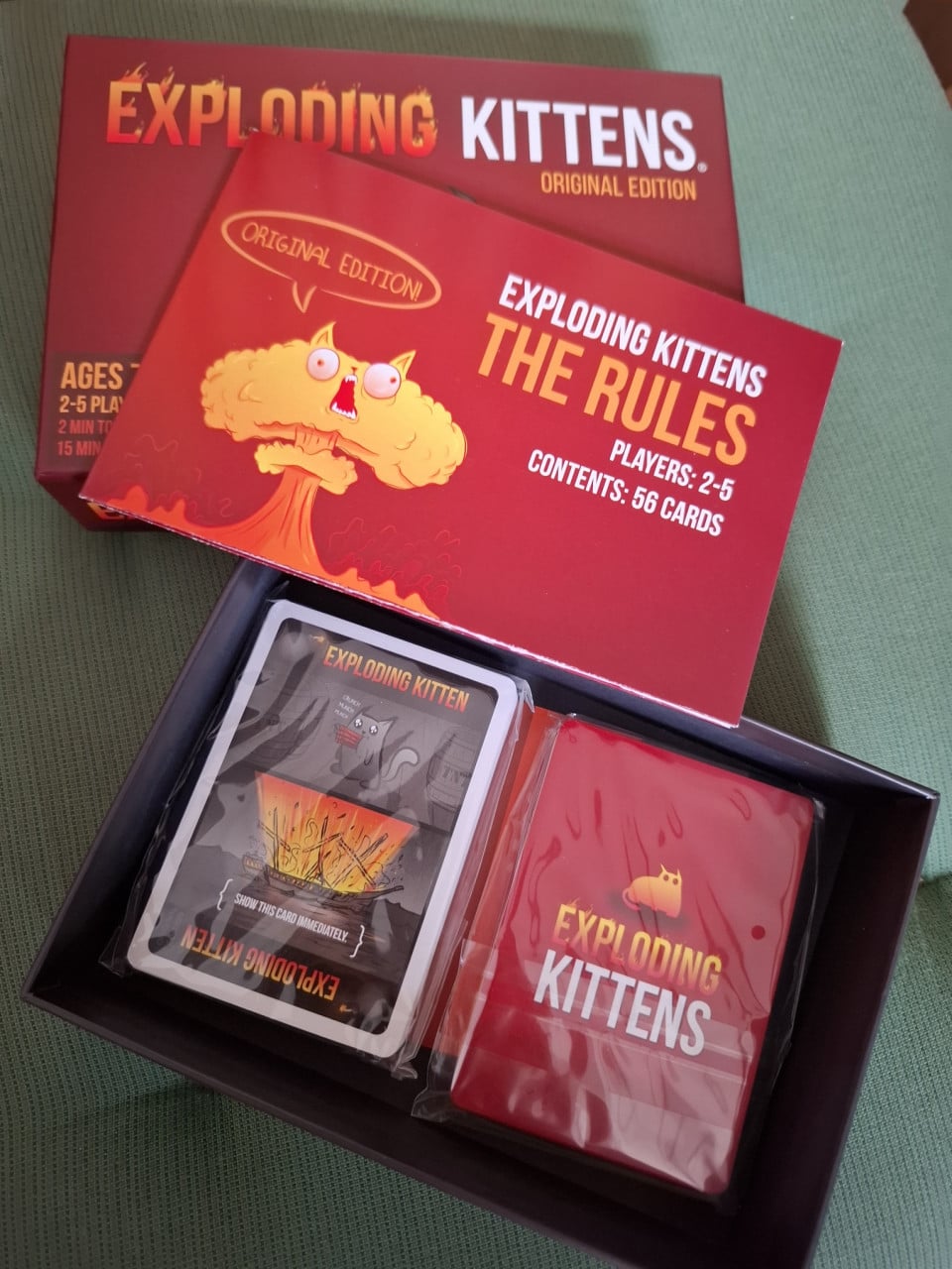 Exploding kitten kaartspel compleet met originele handleiding