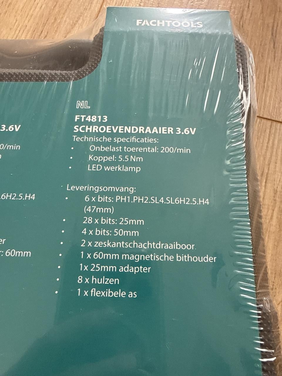 Schroevendraaier 3,6 V