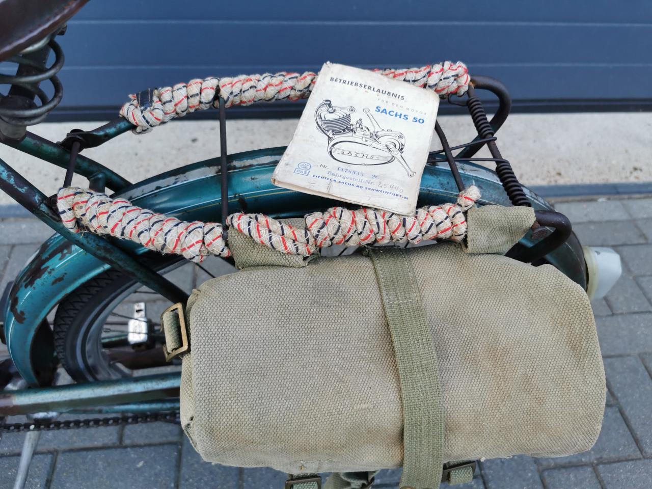 BAUER B50 BROMFIETS UIT 1954