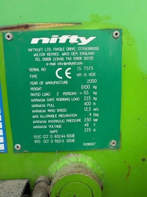 Nifty HR15 NDE Hybride