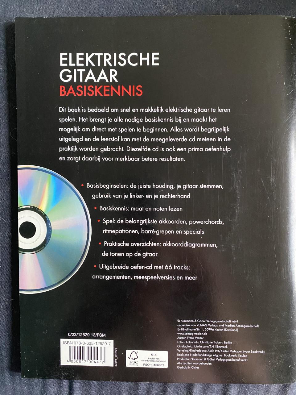 Boek basiskennis elektrische gitaar