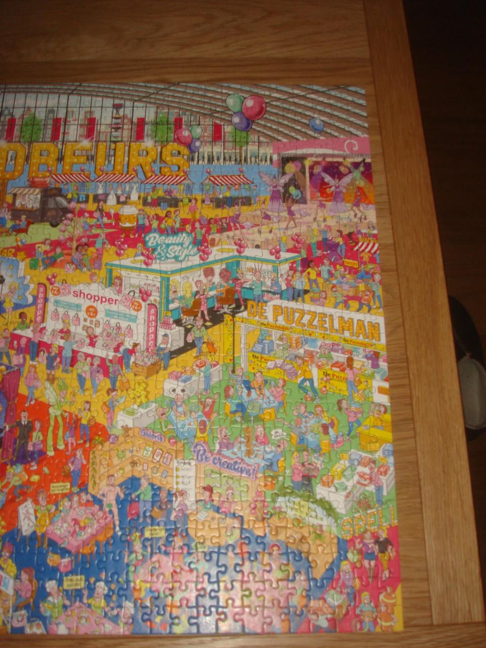 Te koop Complete puzzel De Huishoudbeurs 1000 stukjes