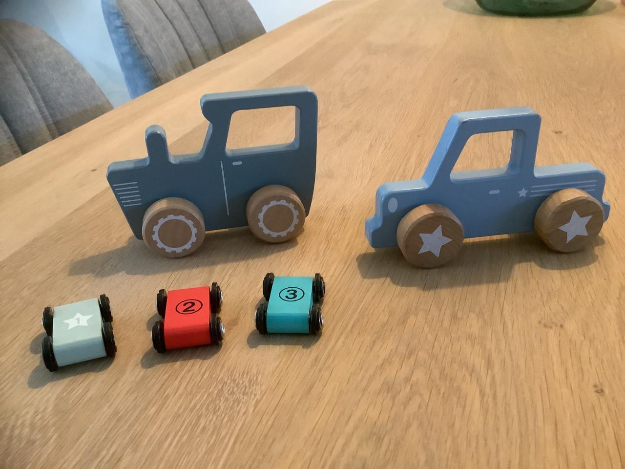 Little Dutch + Chicco houten Auto’s - 7 stuks
