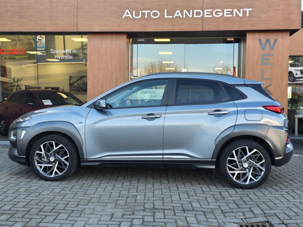Hyundai Kona 1.6 gdi hev premium | lederen bekleding | stoel/stuur verwarmi