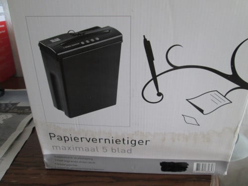Papier versnipper machine