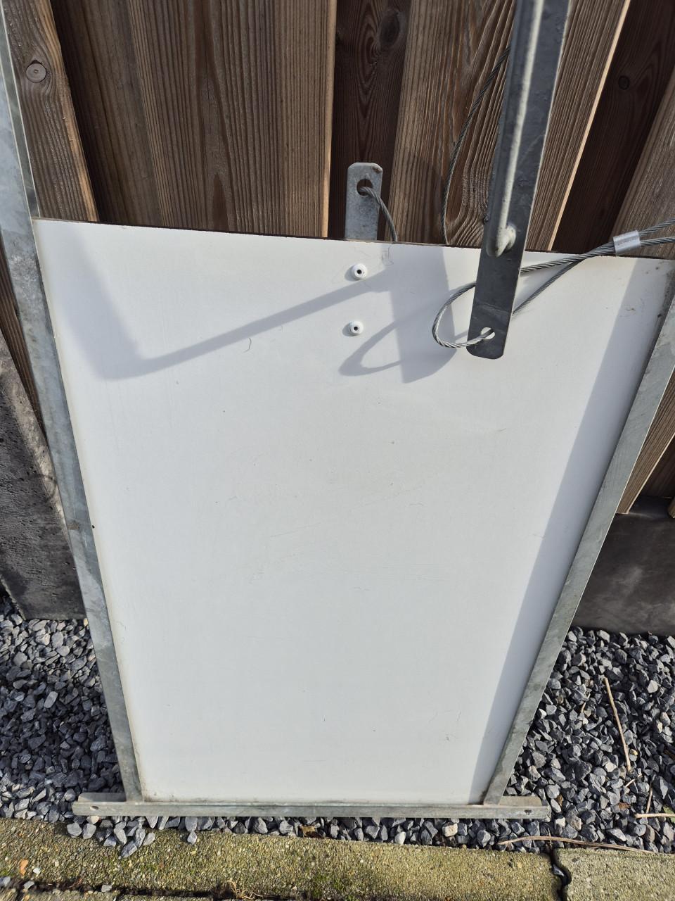 Schuif voor (honden)kennel