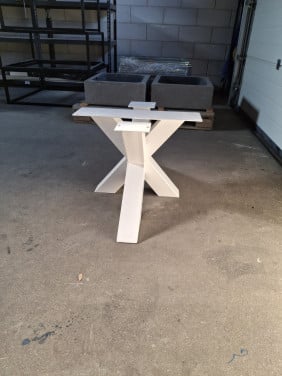 Onderstel salontafel wit