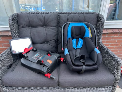 Maxi-cosi met isofix en spiegel