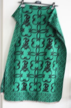 Groen zwarte sjaal