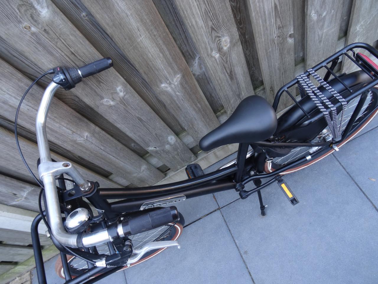 🚲🖤 Popal Daily Dutch 22 inch Meisjesfiets – Zwart