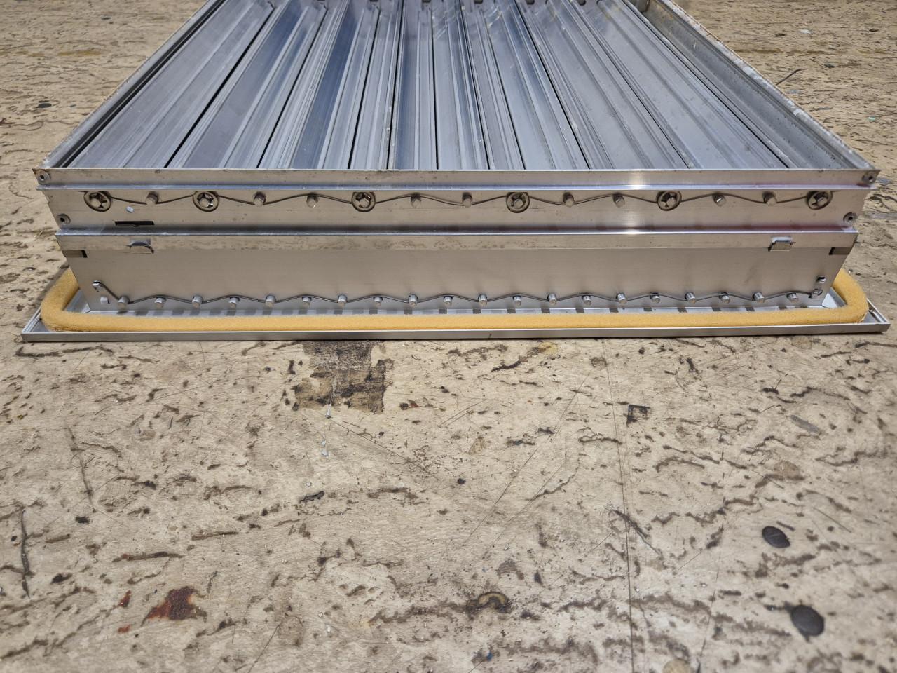 Aluminium brandwerend ventilatierooster 45x45 cm