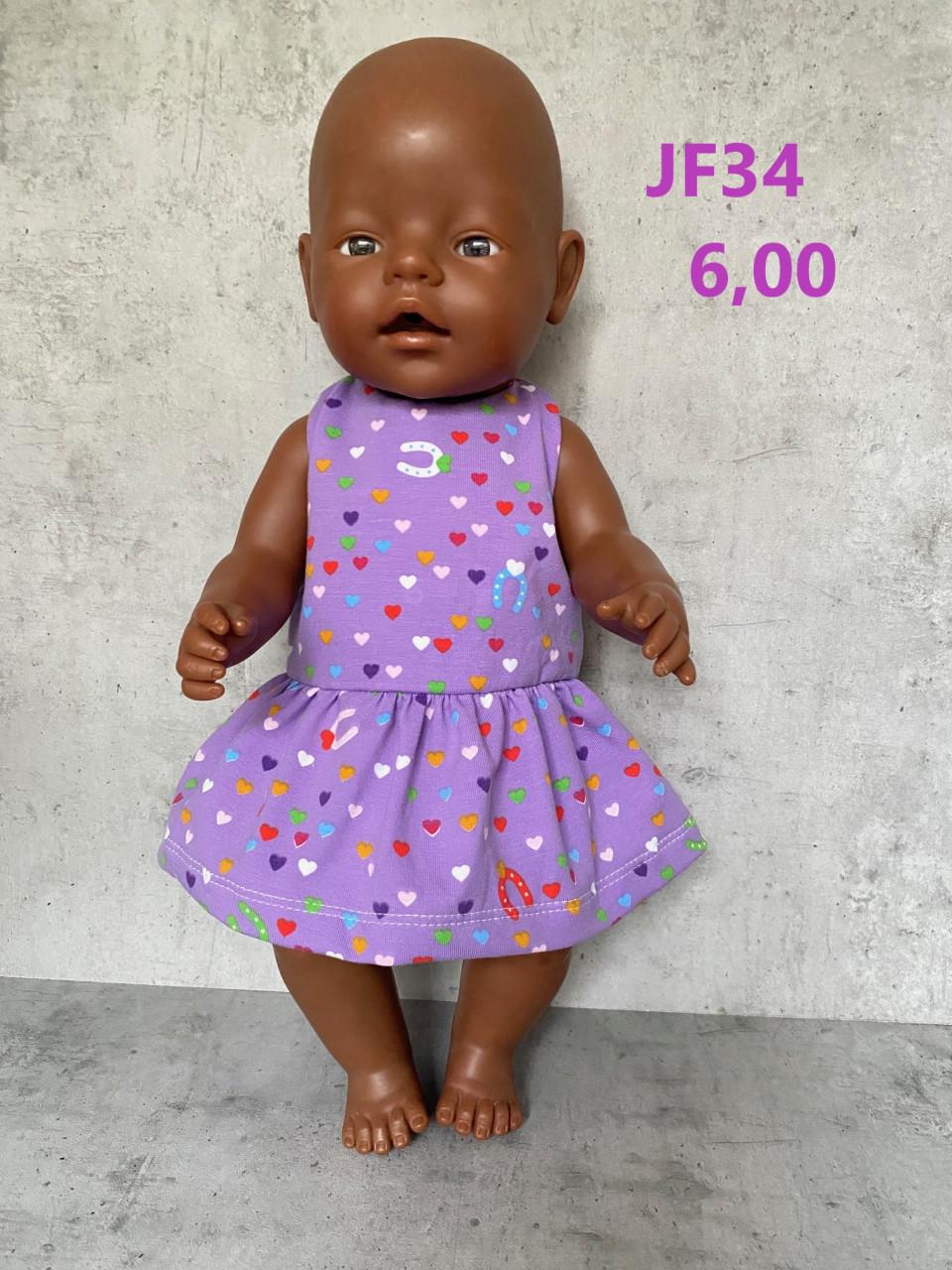 Poppenkleertjes baby born. Jurkje. Opbrengst KiKa.