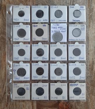 21 stuks Oude Munten Muntenverzameling