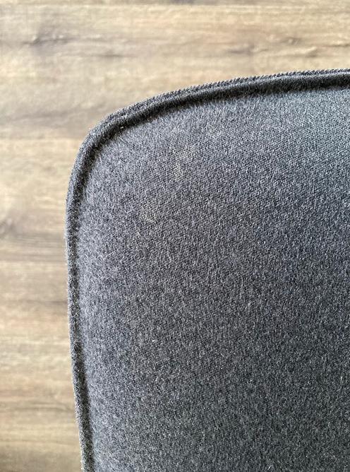 Donkergrijze (lounge)stoel /draaifauteuil
