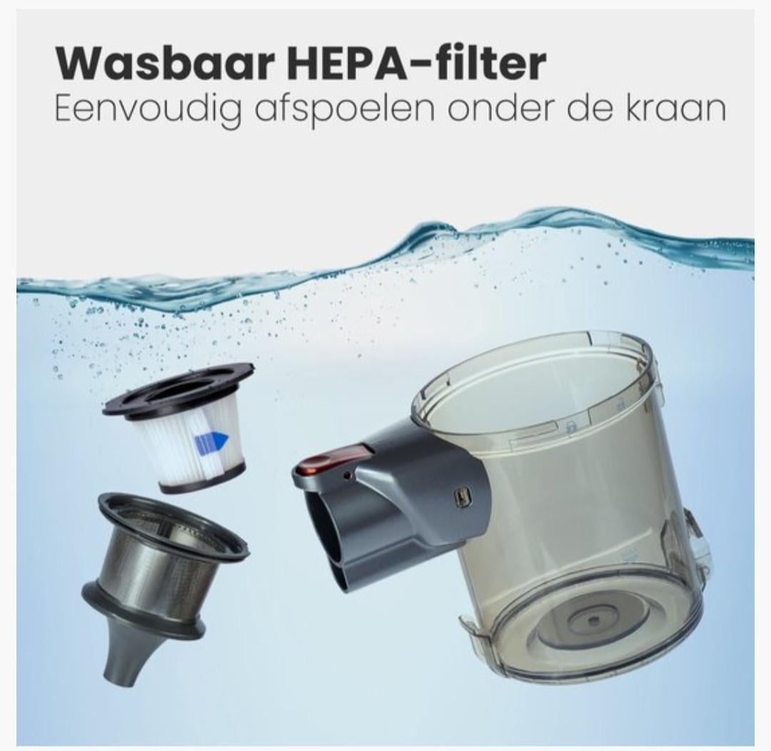 Auronic steelstofzuiger zonder zak