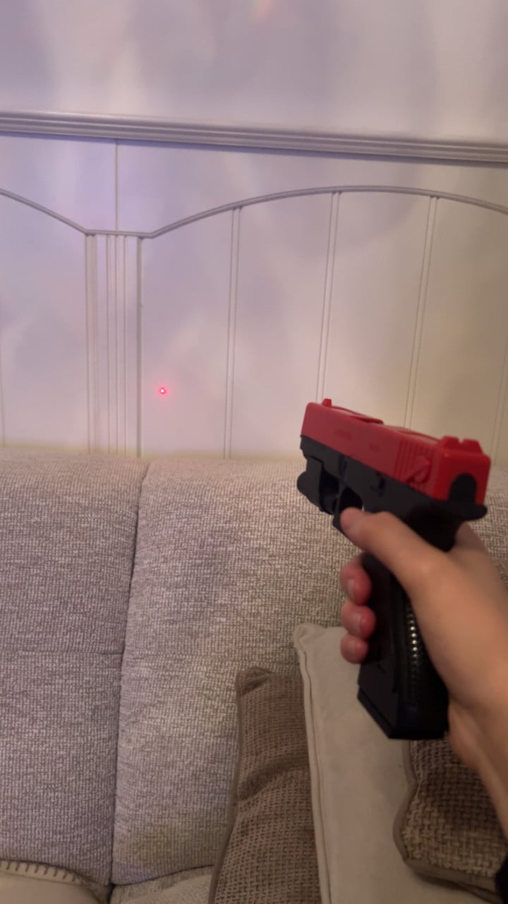 Krachtig balletjes pistool met lazer