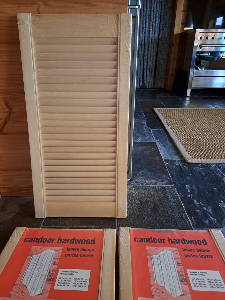 3x Candoor Louvredeurtjes, nieuw in de verpakking