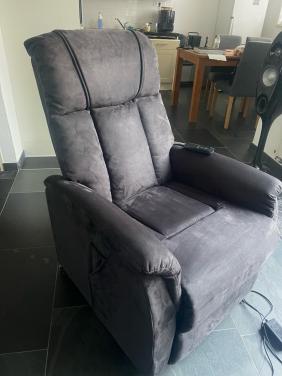 IN PRIJS VERLAAGD!! STA-OPSTOEL RELAXFAUTEUIL COLORADO GRIJS