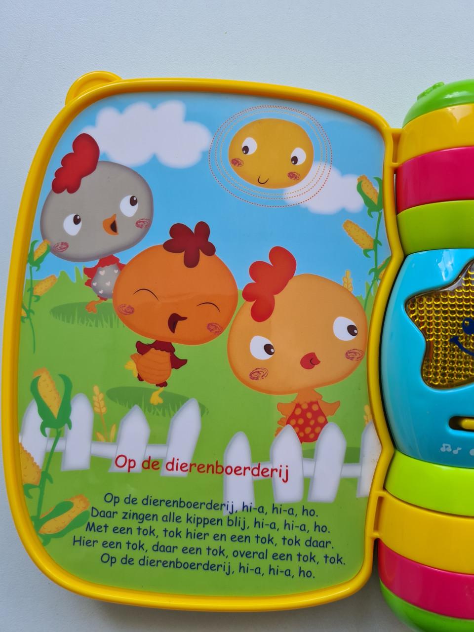 VTech Magisch Liedjesboek in de kleur blauw.  Interactief speelgoed