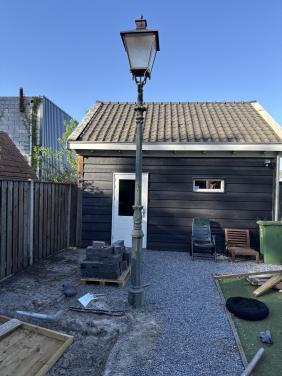 Klassieke lantaarnpaal