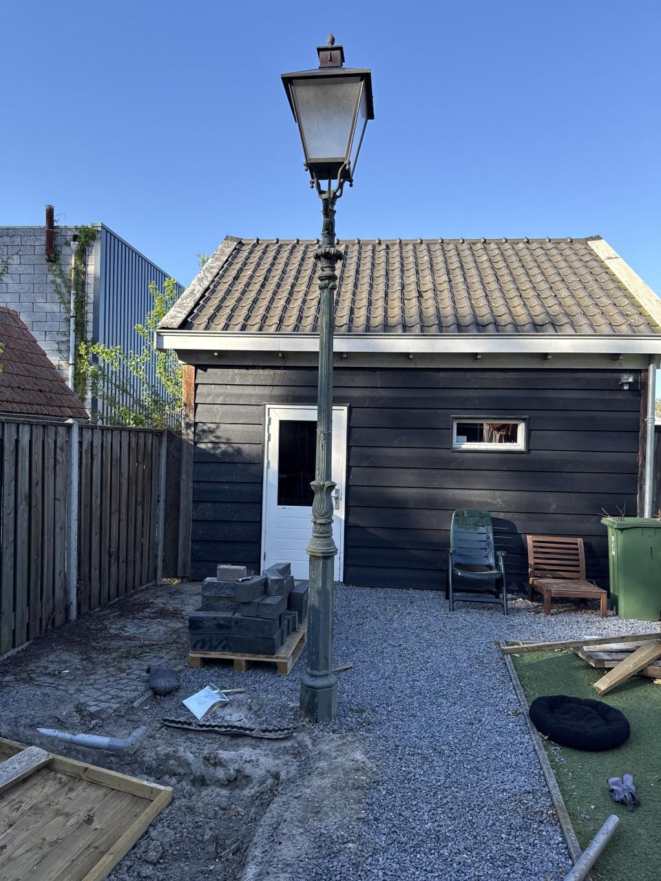 Klassieke lantaarnpaal