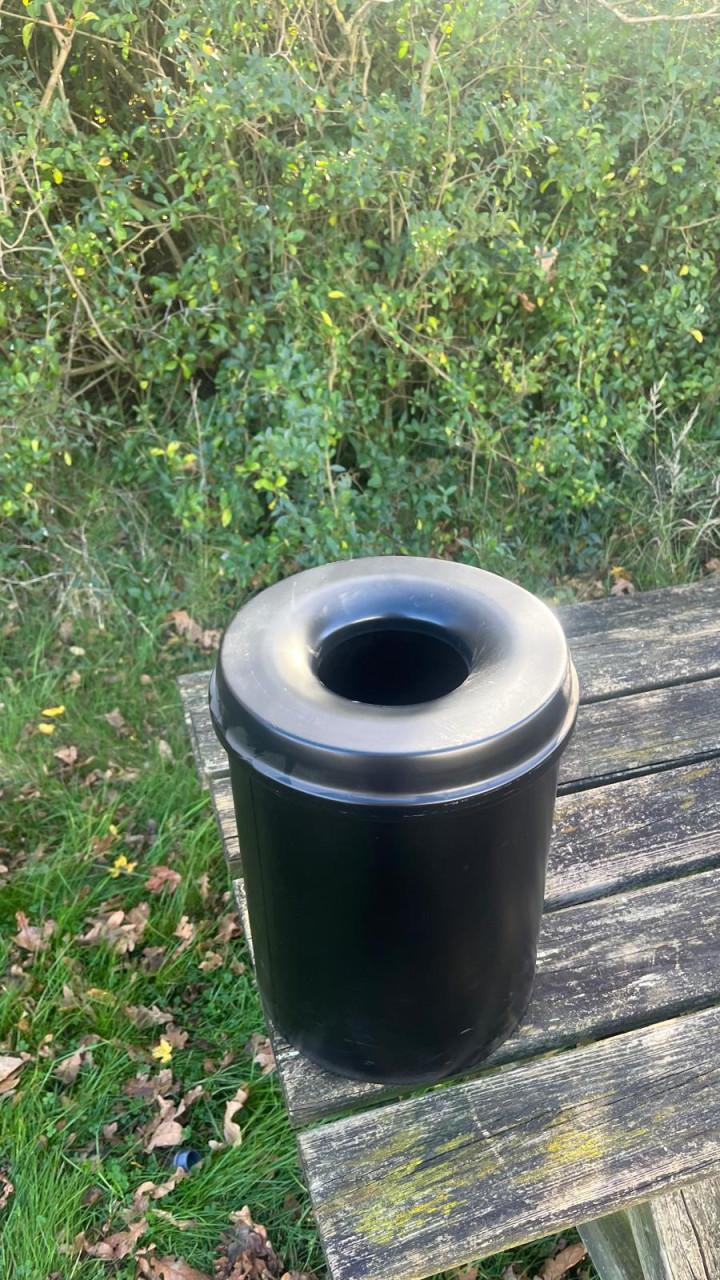 Vlamdovende prullenbak