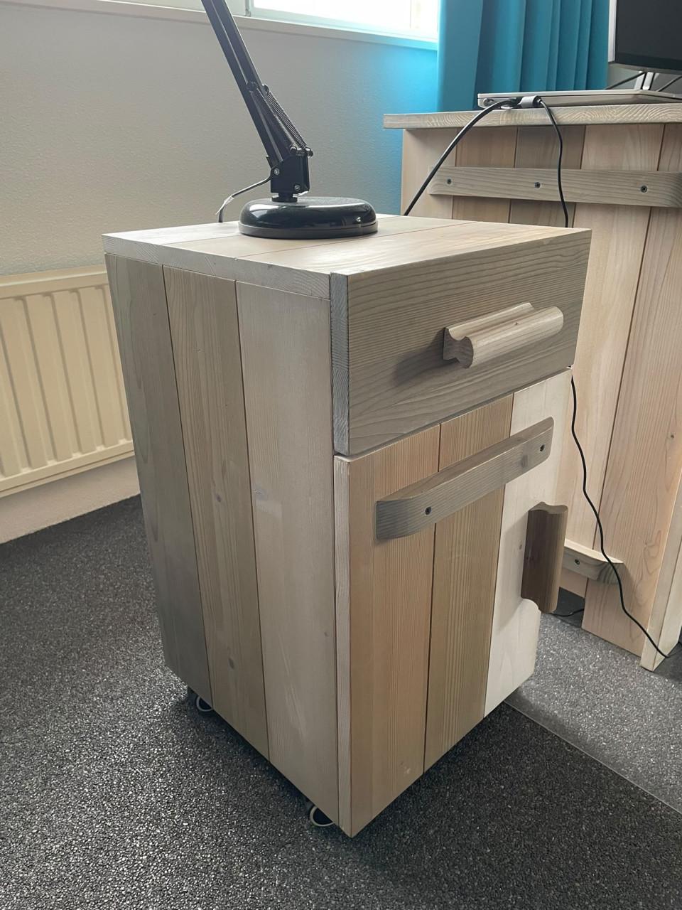 Bopita slaapkamer (bed, bureau en 2 kastjes)